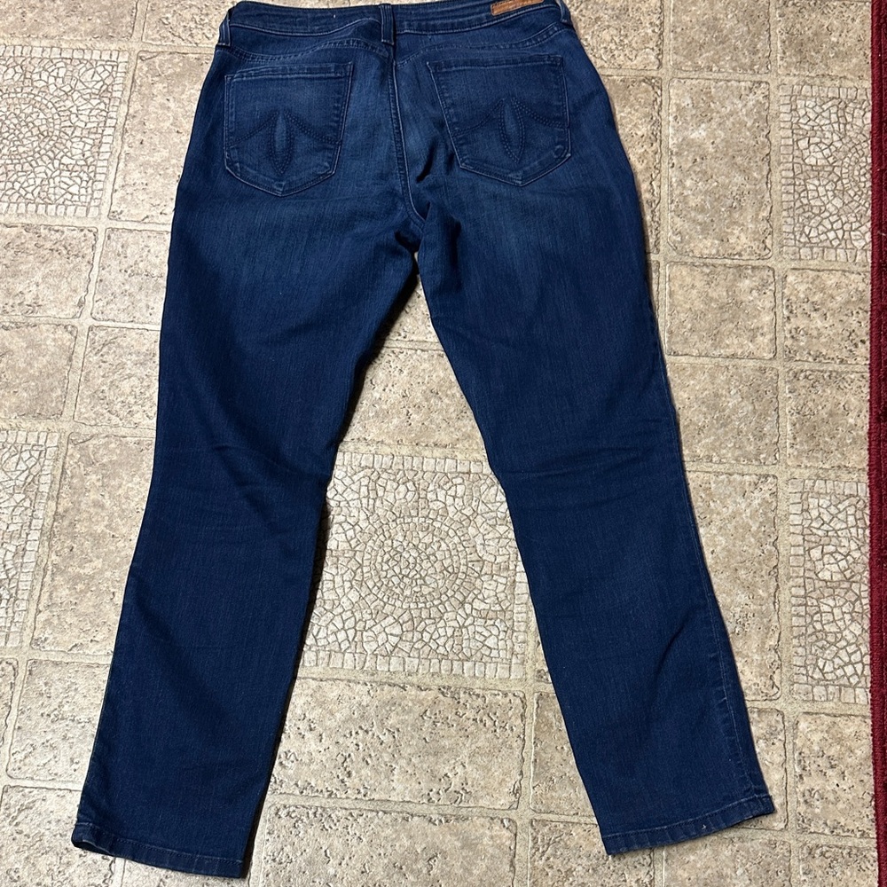 Level 99 Indigo Skinny Straight Jeans size 30P - Picture 5 of 5